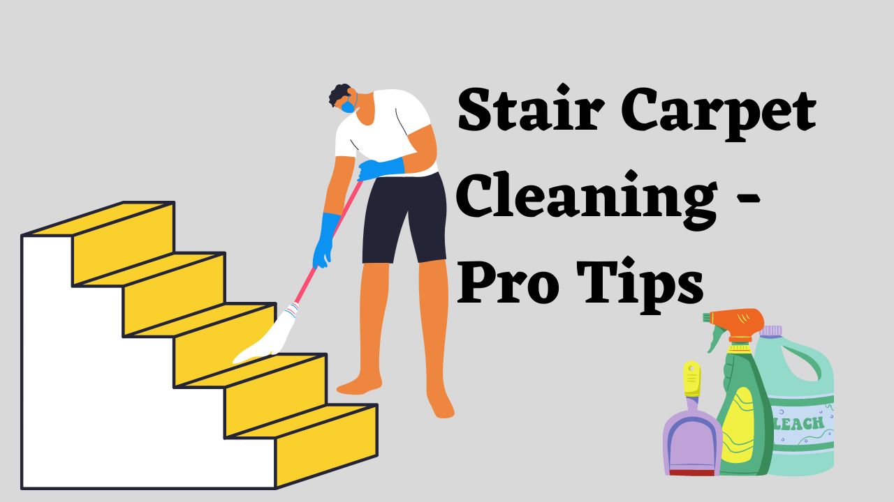 Stair carpet cleaning
